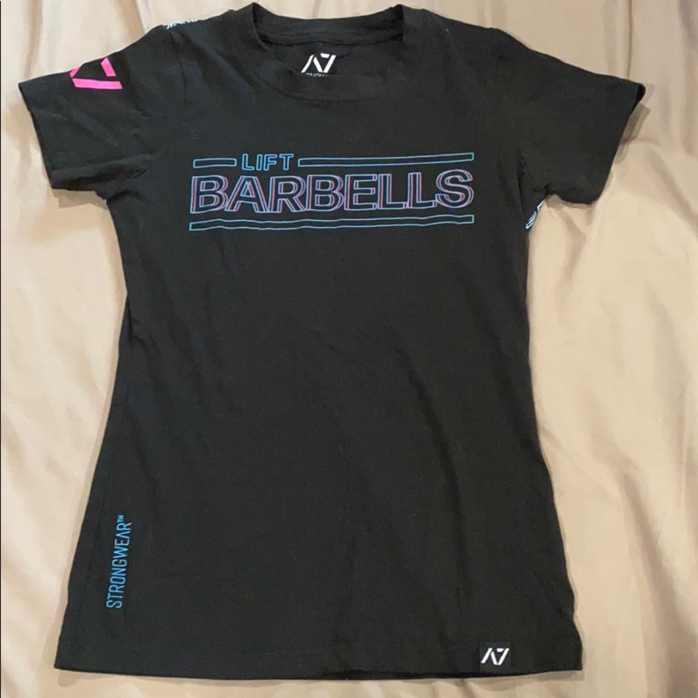 A7 barbell grip shirt small